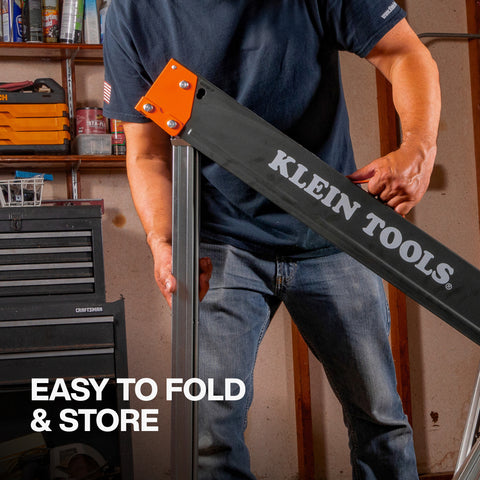 Klein 66187 Fixed-Leg Saw Horse, 2-Pack - Ace Tool Group - Klein