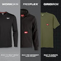 Milwaukee 414G-S WORKSKIN LIGHT SS SHIRT - GRAY S - Ace Tool Group - Milwaukee