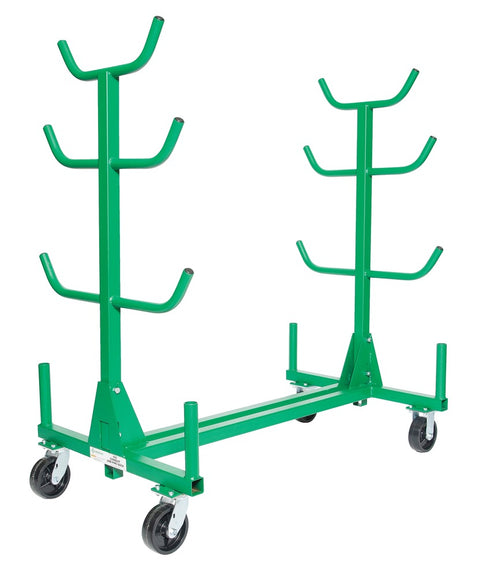 Greenlee 668 Mobile Conduit and Pipe Rack with 603 casters - Ace Tool Group - Greenlee