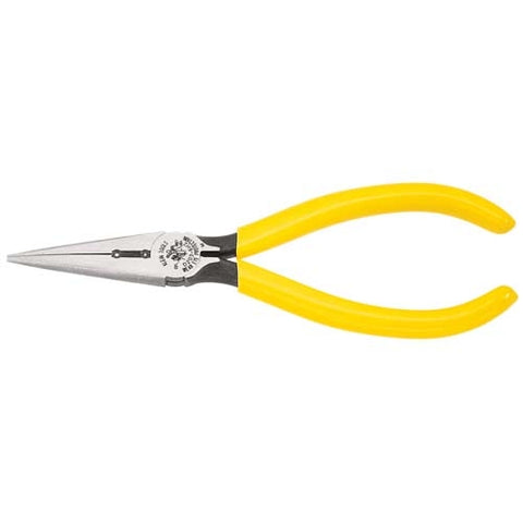 Klein Tools D203-6H2 6'' (152 mm) Standard Long-Nose Pliers - Side-Cutting & Switchboard Work - Ace Tool Group - Klein