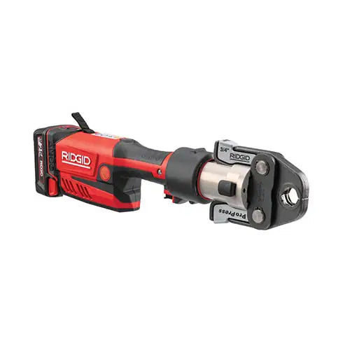 RIDGID 67168 RP 351 Battery-Powered Inline Press Tool Kit with Bluetooth Connectivity, 1/2" to 2" ProPress Jaws, 18V Battery - Ace Tool Group - Ridgid
