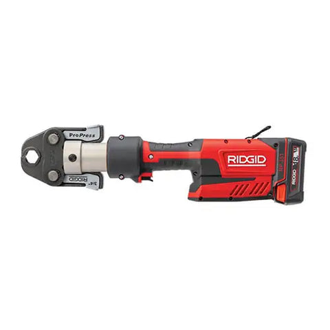 RIDGID 67168 RP 351 Battery-Powered Inline Press Tool Kit with Bluetooth Connectivity, 1/2" to 2" ProPress Jaws, 18V Battery - Ace Tool Group - Ridgid