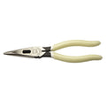Klein D203-8-GLW Hi-Viz Long Nose Side Cutting Pliers - Ace Tool Group - Klein
