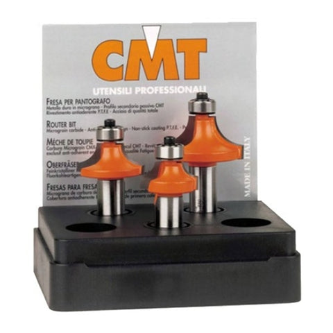 Cmt 838.001.11 3-Pcs Roundover Set - Ace Tool Group - CMT
