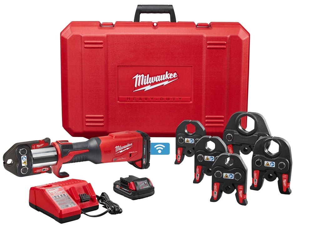 Milwaukee 2922-22 M18 FORCE LOGIC Press Tool w/ ONE-KEY w/ 1/2"-2" CTS Jaws - Ace Tool Group - Milwaukee