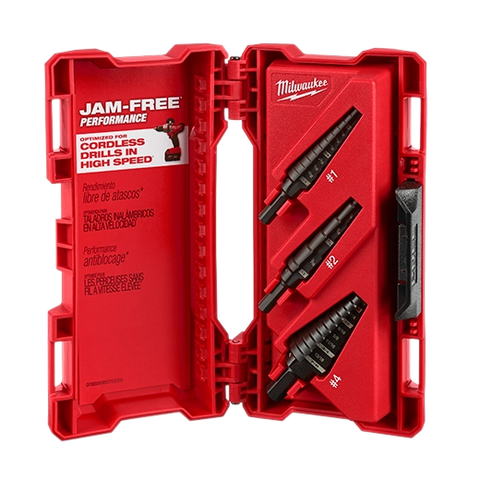 Milwaukee 48-89-9221 STEP BIT 3PC KIT