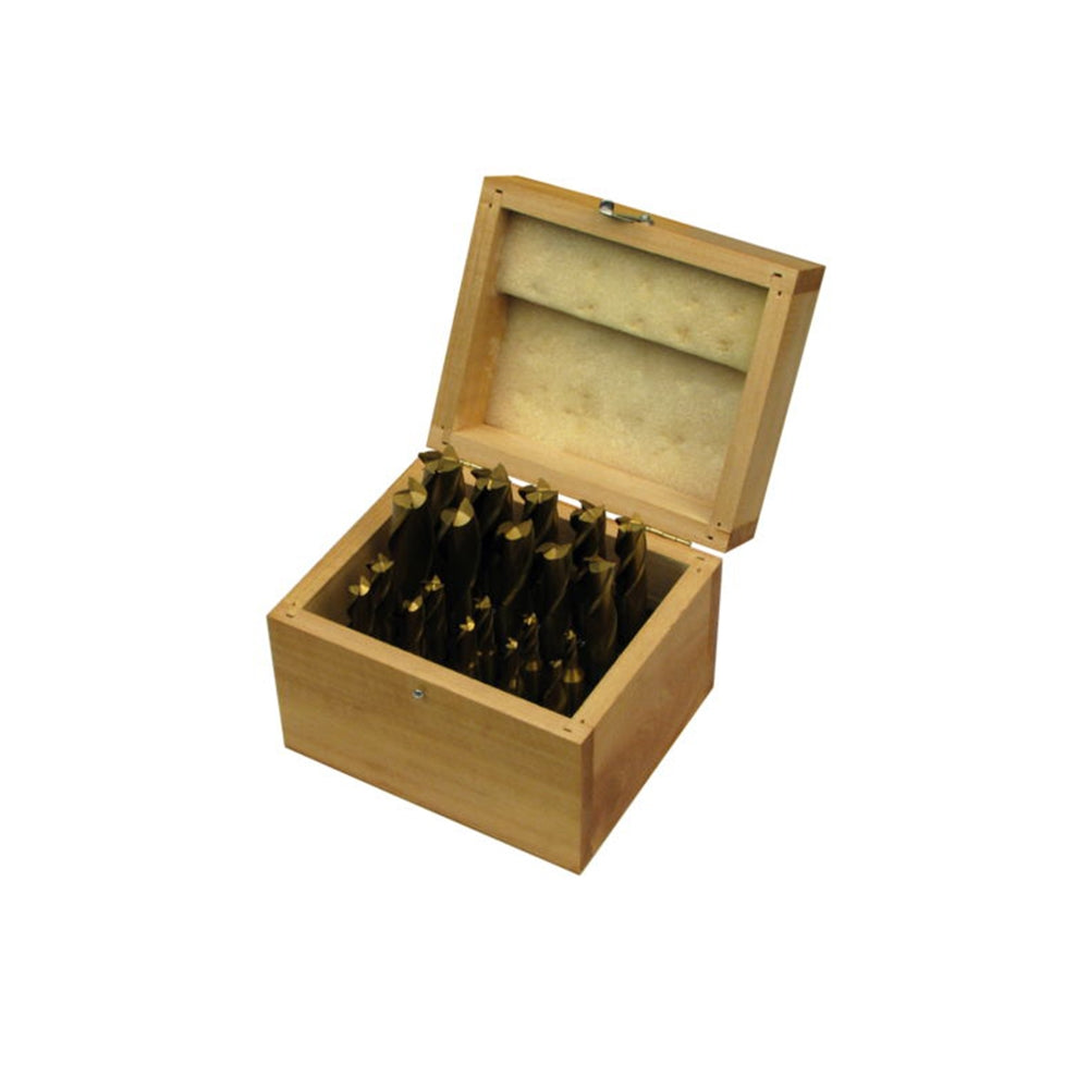 JET 20 Piece Tin-Coated Single End Mill Set 650211 - Ace Tool Group - JET
