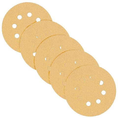 Dewalt Dw4301 5 8 Hole 80 Grit Hook Loop Random Orbit Sandpaper (5 Pack) - Ace Tool Group - DeWalt