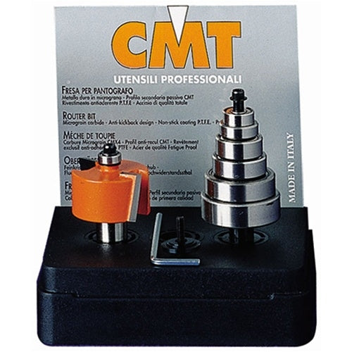 CMT 835.001.11 Rabbeting Set, 1/4-Inch Shank, Carbide-Tipped - Ace Tool Group - CMT