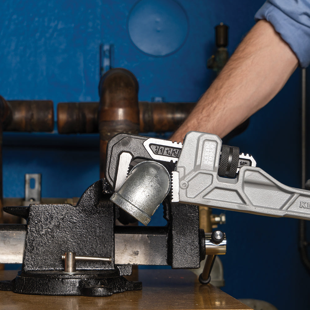 Klein 68224 14-Inch Cast Aluminum Pipe Wrench - Ace Tool Group - Klein