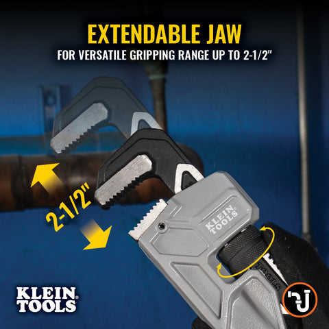 Klein 68225 Cast Aluminum Pipe Wrench, 18 in. - Ace Tool Group - Klein