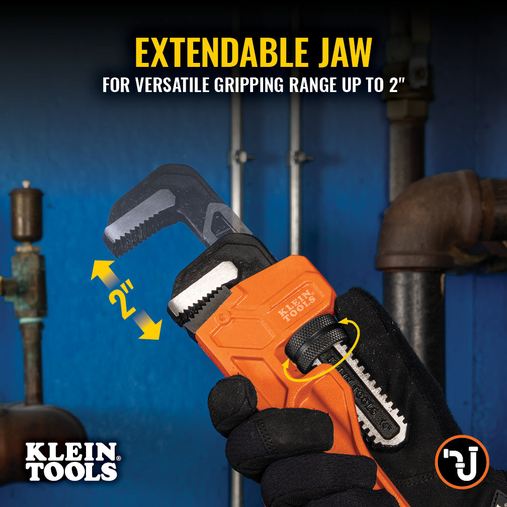Klein 68227 Cast Iron Pipe Wrench, 14-Inch - Ace Tool Group - Klein