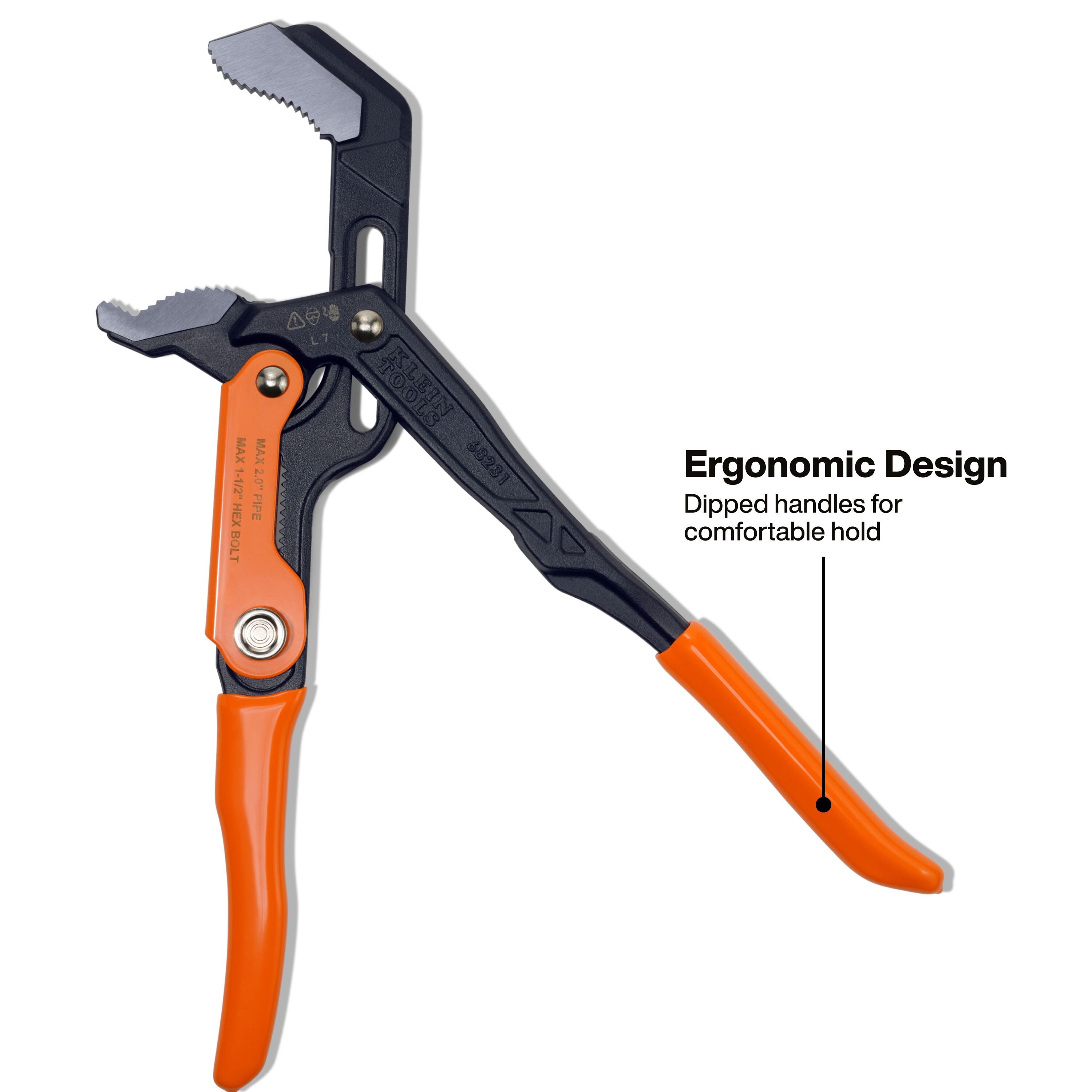 Klein 68231 Quick-Adjust S-Jaw Pipe Wrench, 17-Inch