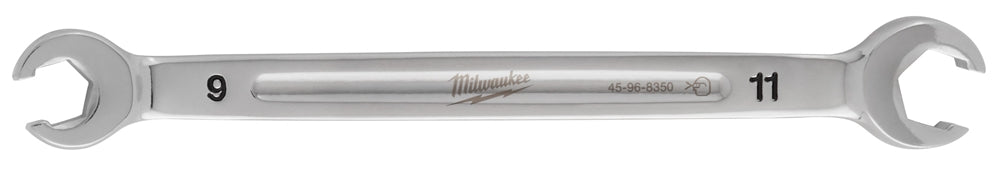 Milwaukee 45-96-8350 9mm X 11mm Double End Flare Nut Wrench - Ace Tool Group - Milwaukee