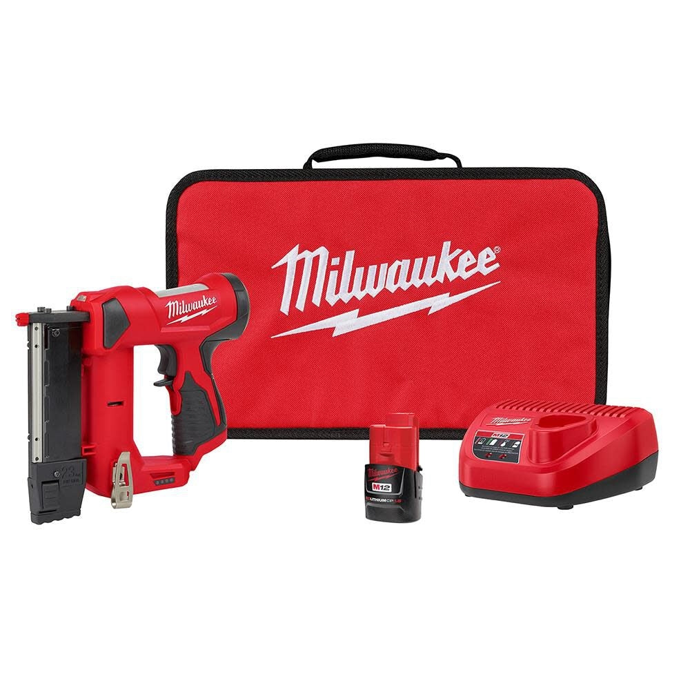 Milwaukee 2540-21 M12 23 Gauge Pin Nailer Kit - Ace Tool Group - Milwaukee