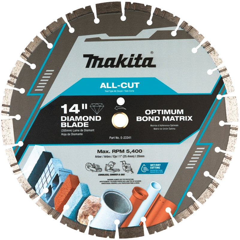 Makita E-23341 14" Allâ€‘Cut Diamond Blade, Segmented - Ace Tool Group - Ace Tool Group
