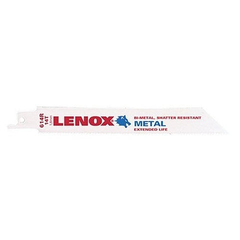 Lenox Reciprocating Saw Blades Metal Cutting 6-Inch 14 Tpi 5-Pack - Ace Tool Group - Lenox
