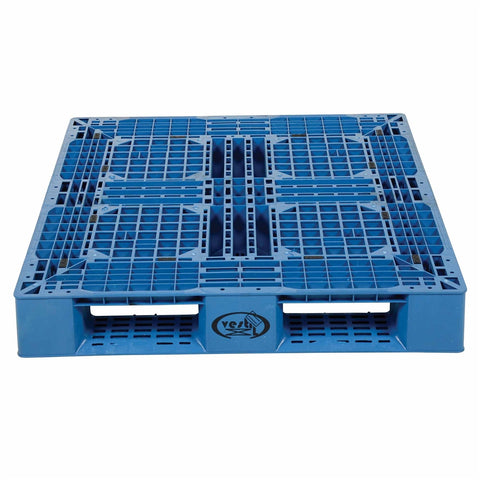 Vestil PLP2-4840-BLUE Blue Plastic Pallet 6000 Lb 48 X 40 - Ace Tool Group - Vestil