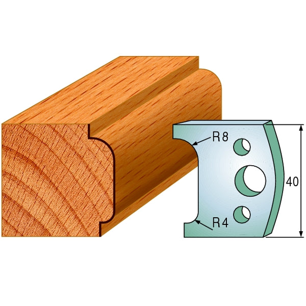 CMT 690.070 Pair of Profiled Knives for Shaper Cutters - Ace Tool Group - CMT