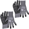 Klein Tools 60587 A4 Cut Knit Dipped Gloves, S, 2-Pr - Ace Tool Group - Klein