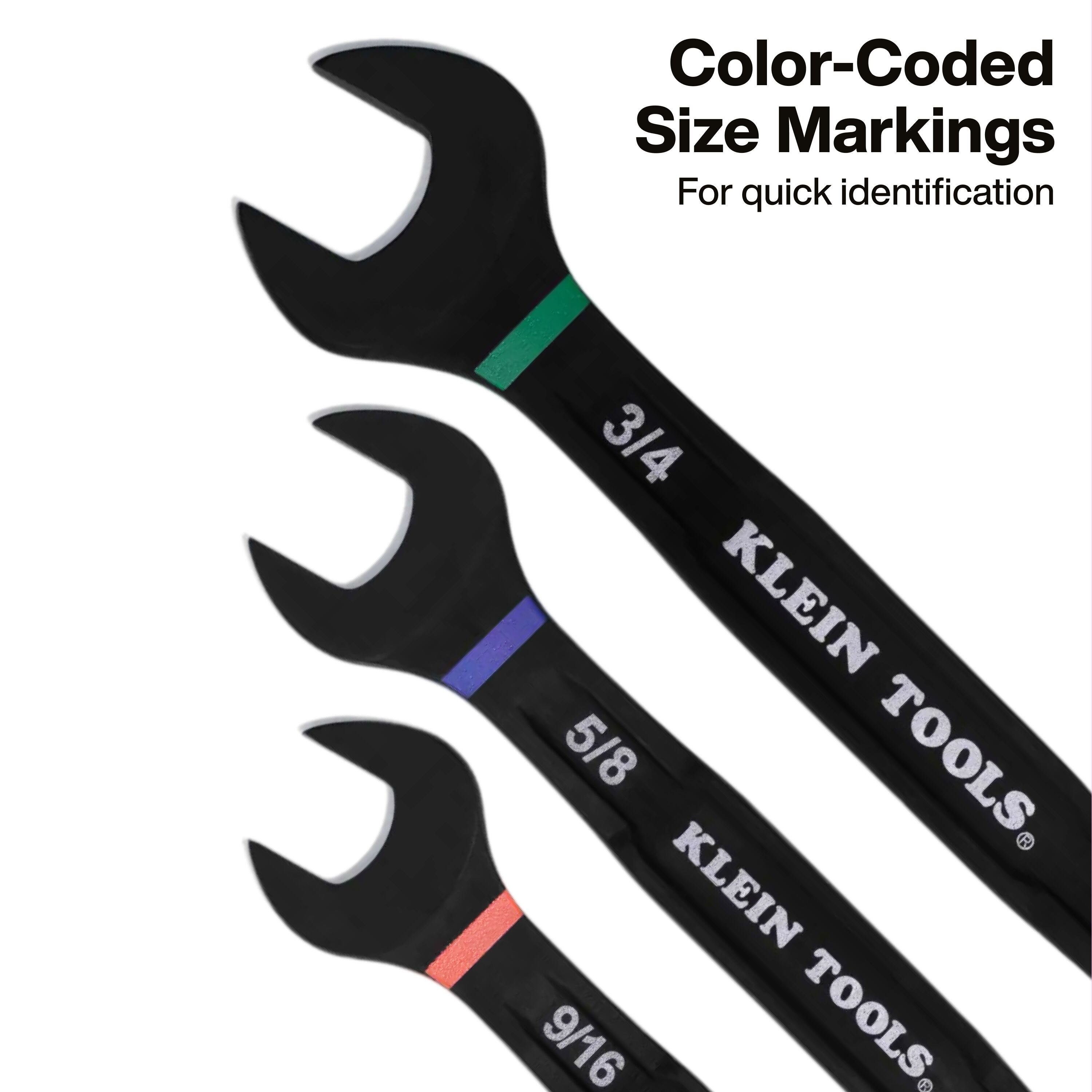 Klein 69418CG Ratcheting Combination Wrench Set, SAE / Metric, 18-Piece - Ace Tool Group - Klein