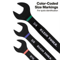 Klein 69418CG Ratcheting Combination Wrench Set, SAE / Metric, 18-Piece - Ace Tool Group - Klein
