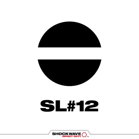 Milwaukee 48-32-4119 Shockwave 9/32" Insert Bit Slotted (25 Pk)