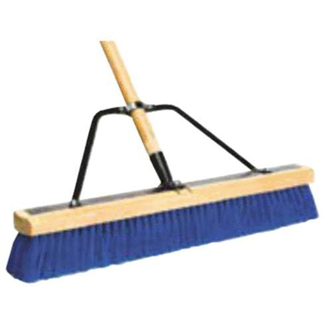 DQB 09942 Garage Sweep 24" Heavy Duty Stiff Blue - Ace Tool Group - Ace Tool Group