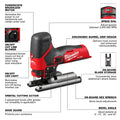 Milwaukee 2545-20 M12 Fuel Cordless Jigsaw - Ace Tool Group - Milwaukee