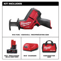 Milwaukee 2520-21XC M12 FUEL HACKZALL KIT W/1 XC BAT - Ace Tool Group - Milwaukee
