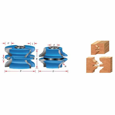 Amana Tool Sc590 1-3/4"Stock M&Female 3/4"Bore - Ace Tool Group - Amana Tool