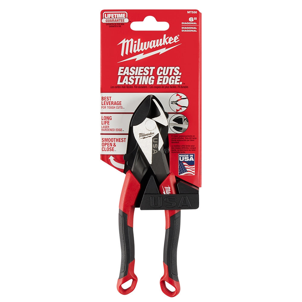 Milwaukee MT556 6" Diagonal Cutting Pliers (USA) - Ace Tool Group - Milwaukee