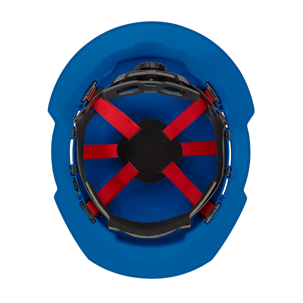 Milwaukee 48-73-1225 Blue Full Brim Vented Hard Hat - Ace Tool Group - Milwaukee