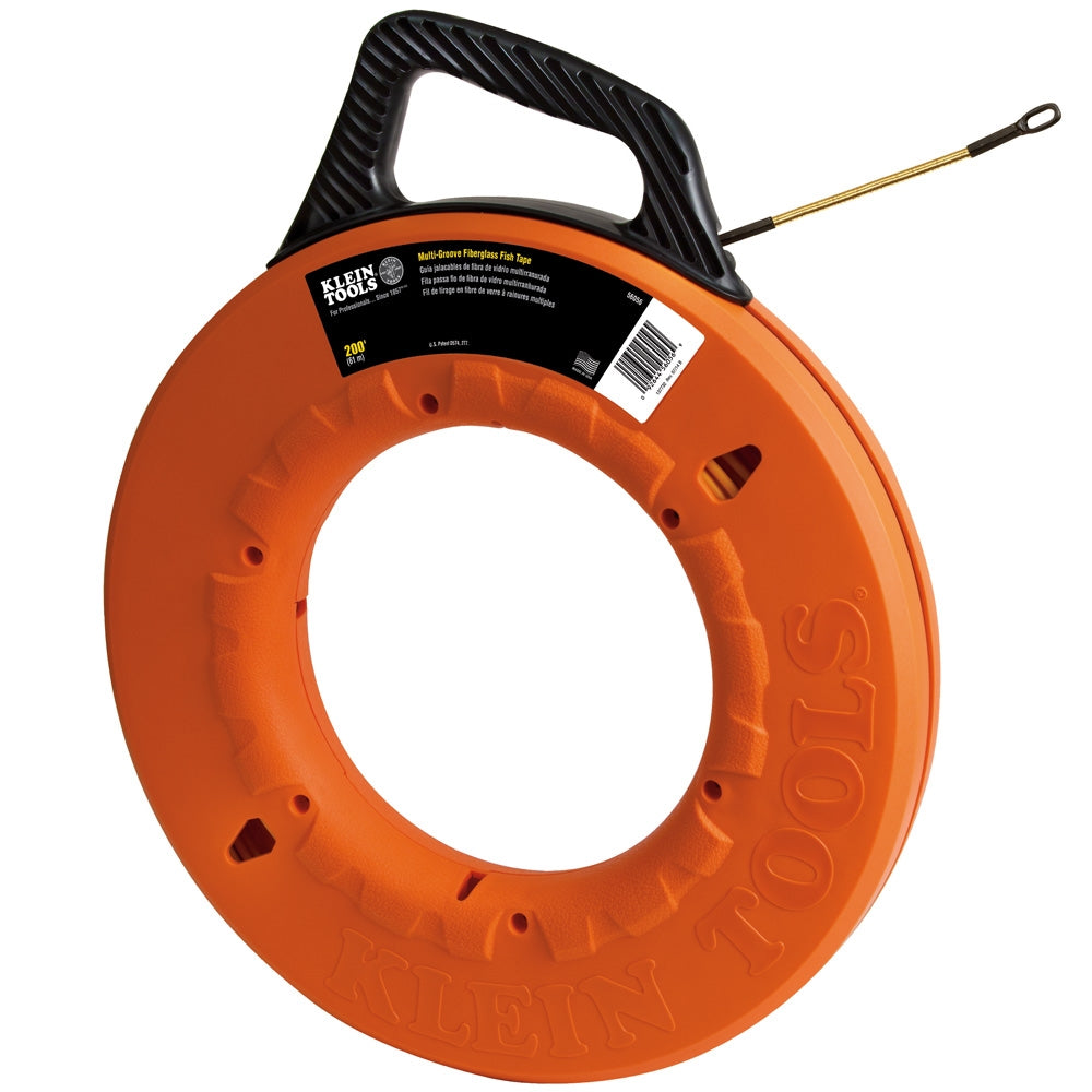 Klein 56056 Multi-Groove Fish Tape, 200 ft - Ace Tool Group - Klein