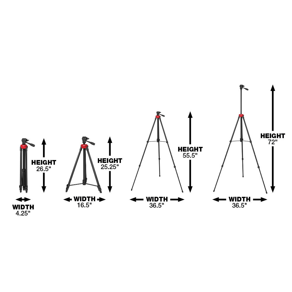 Milwaukee 48-35-1411 72 in. Laser Tripod - Ace Tool Group - Milwaukee