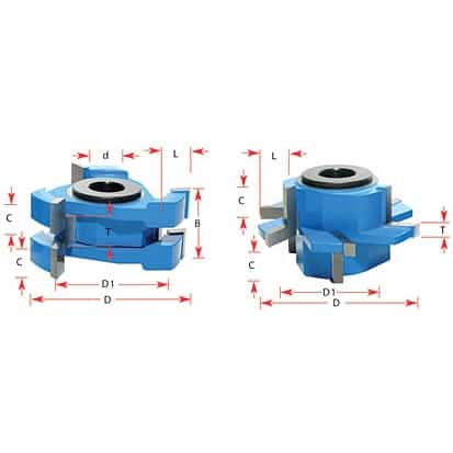 Amana Tool Sc555 Adj. Tongue & Groove 3/4" Bore - Ace Tool Group - Amana Tool