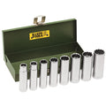 Klein Tools 65514 8-Piece 1/2-Inch Drive, Deep-Socket Wrench Set - Ace Tool Group - Klein