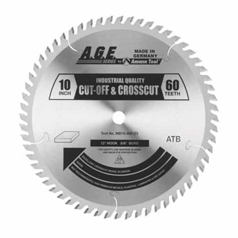 Age Saw Blades Md10-616Tb Thin Crosscut 10 In Blade - Ace Tool Group - A.G.E Cutting Tools