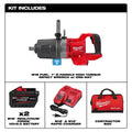 Milwaukee 2868-22HD M18 FUEL 1" D-Handle High Torque Impact Wrench w/ ONE-KEY Kit - Ace Tool Group - Milwaukee