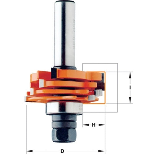 Cmt 800.506.11 3-Wing Slot Cutter Set - Ace Tool Group - CMT