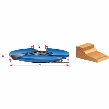 Amana Tool Sc512 3/4" Stock R/Panel 1-1/4" Bore - Ace Tool Group - Amana Tool