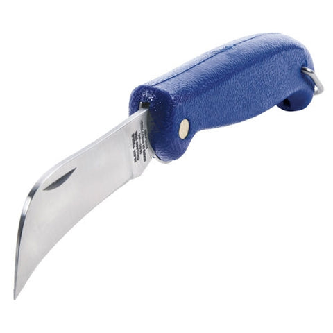 Klein 1550-24 Pocket Knife, 2-3/4 in. Hawkbill Slitting Blade - Ace Tool Group - Klein