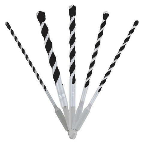 Diablo Tools 5 Pc Multi-Material Carbide-Tipped Hammer Drill Bit Set (5-Piece) - Ace Tool Group - Diablo