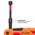 Klein 70550HD Extended Reach Impact Folding Hex Key Set, SAE - Ace Tool Group - Klein