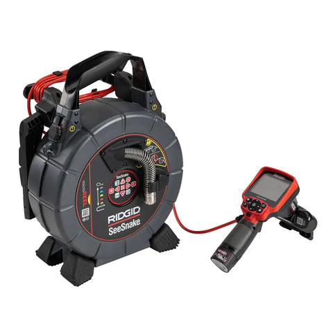 Ridgid 70738 SeeSnake microDrain Video Inspection System with D65S microDrain Reel and CA350 Inspection Camera - Ace Tool Group - Ridgid