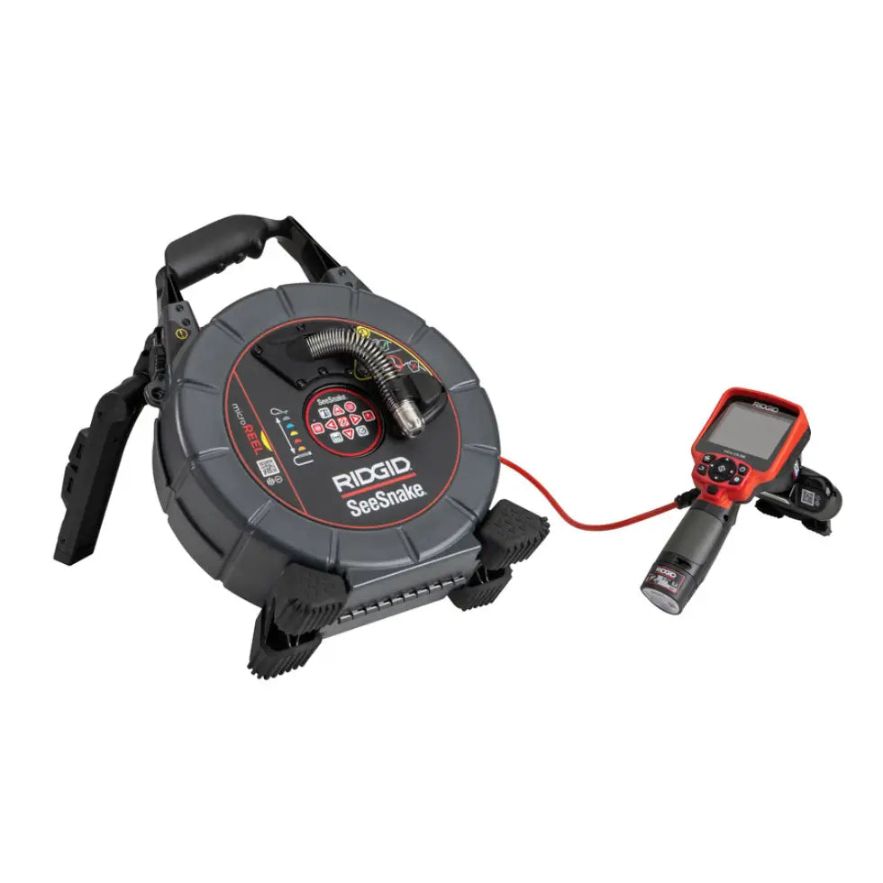 Ridgid 70738 SeeSnake microDrain Video Inspection System with D65S microDrain Reel and CA350 Inspection Camera - Ace Tool Group - Ridgid