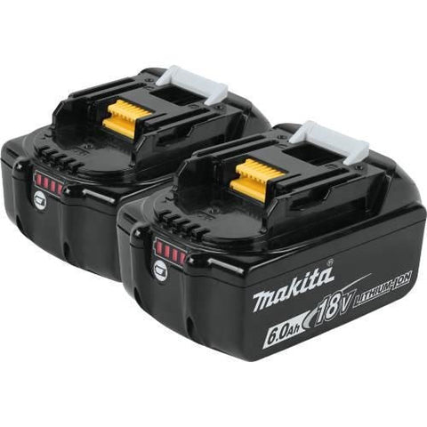 Makita BL1860B-2 18V LXT Li-Ion 6.0Ah Battery 2 Pack - Ace Tool Group - Makita
