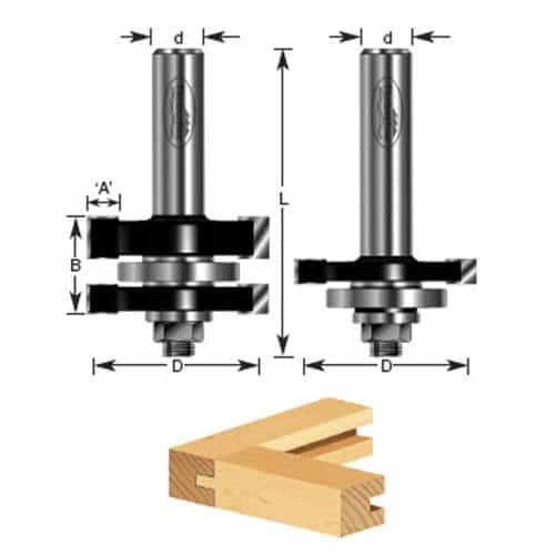 Timberline 440-32 Tongue & Groove Joint Set - Ace Tool Group - Timberline