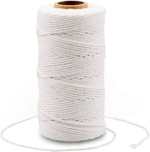 Erin  BSTW1000 #18 1LB Braided White Nylon Twine - Ace Tool Group - Erin