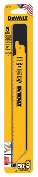 Dewalt Dw4846 8In 10/14Tpi Stgt Bld-5Pk - Ace Tool Group - DeWalt